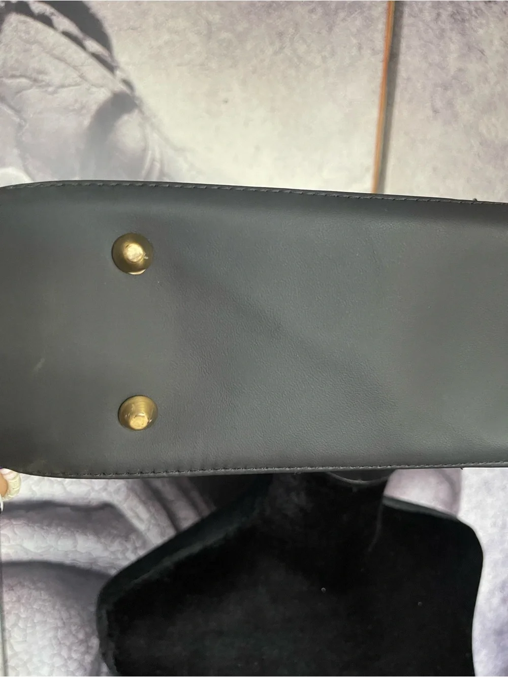 Tous Black and Cream Laptop Tote Bag